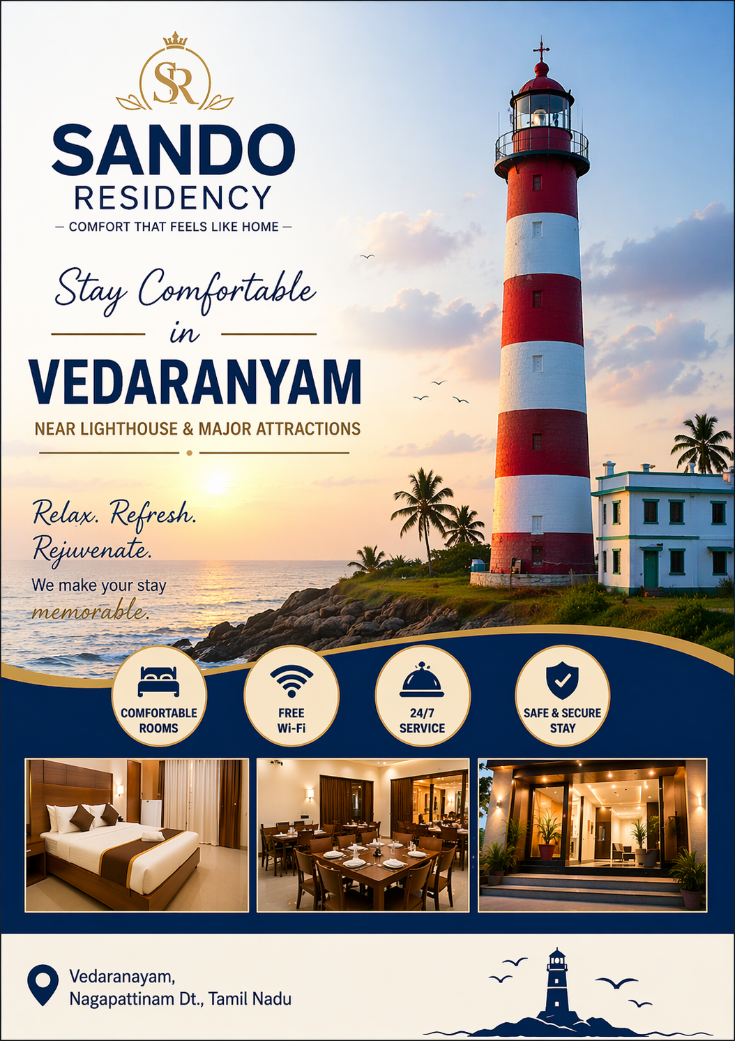 வேதாரண்யம் லைட்ஹவுஸ் – இயற்கை அழகும் சுற்றுலா அனுபவமும்
